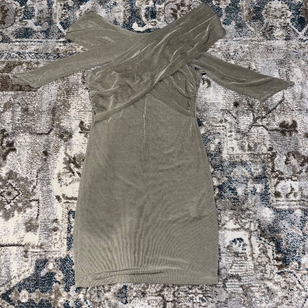 Green Forever 21 Neck-tied Dress